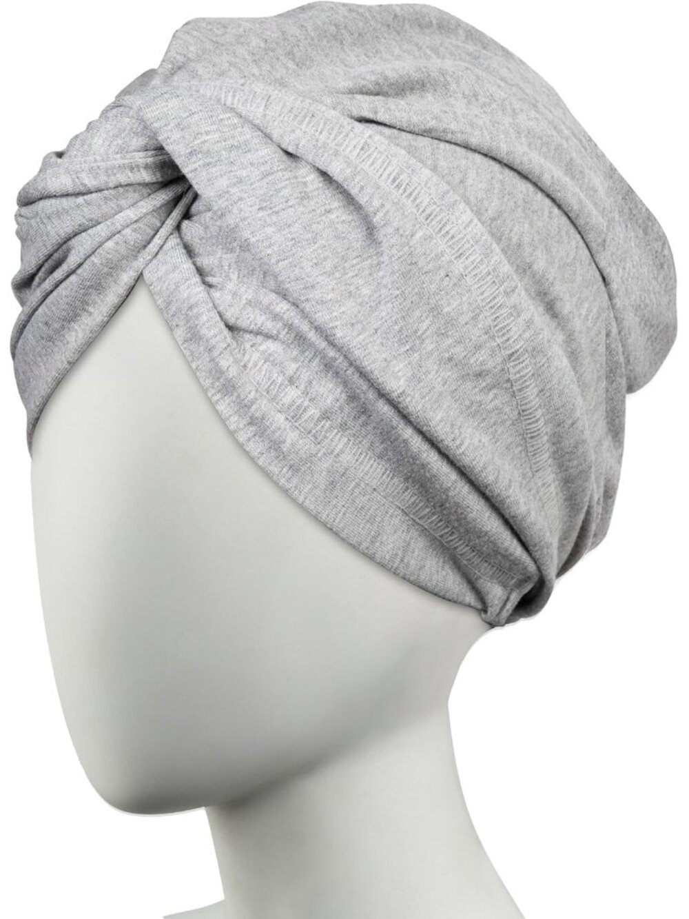 Hair Towel Wrap, Cotton, Twist, Anti-Frizz, Fast-Drying, Gray